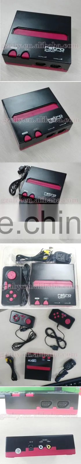 Nostalgic classical ness FC video game console player for USA with two joysticks