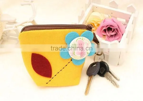 Creative Lovely Flower Fabrics Woman Coin Wallet Wholesale ZTCW-0019