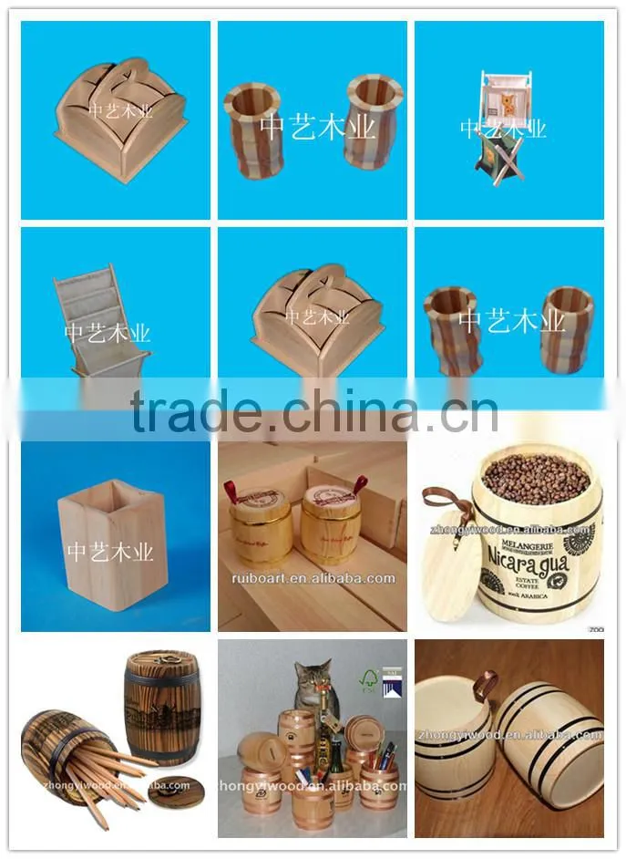 hot selling FSC rectangle magnetic fancy kids wooden pen holder for wholesale