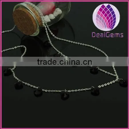 women birthday gift alloy chain,acrylic beads indian hair jewelry,head accessory