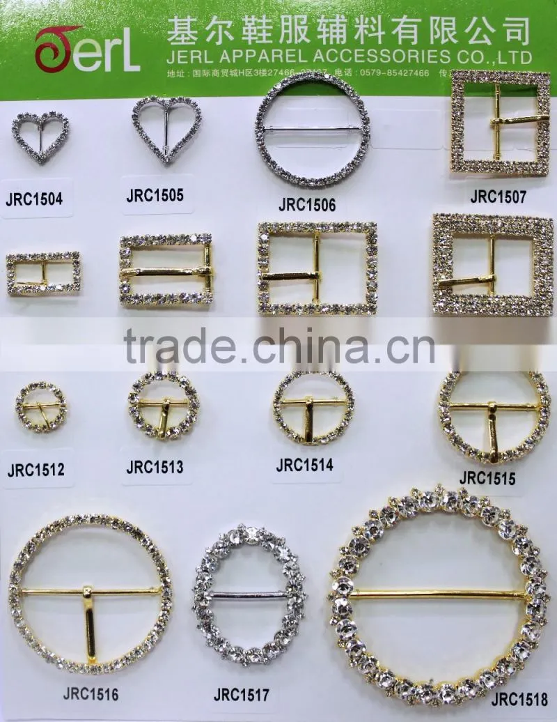 Hot!!! Factory Direct Fashion Crystal Garment Rhinestone Buckle in Bulk