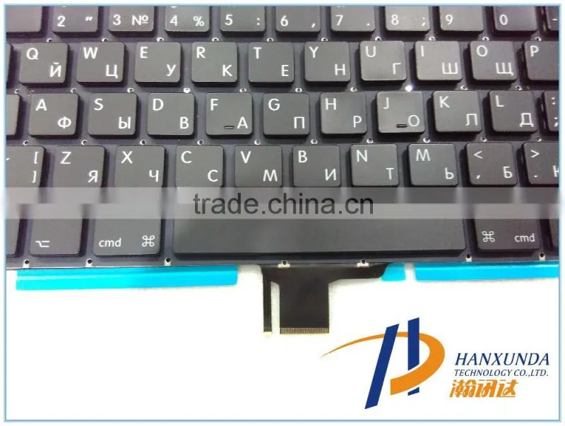 100% NEW Original keyboard for macbook 13 inch RU version A1278 with Backlight
