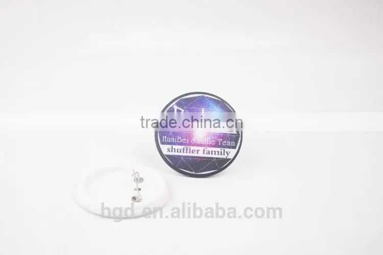 VOGRACE Starry Style Custom Button Badge With Safety Pin
