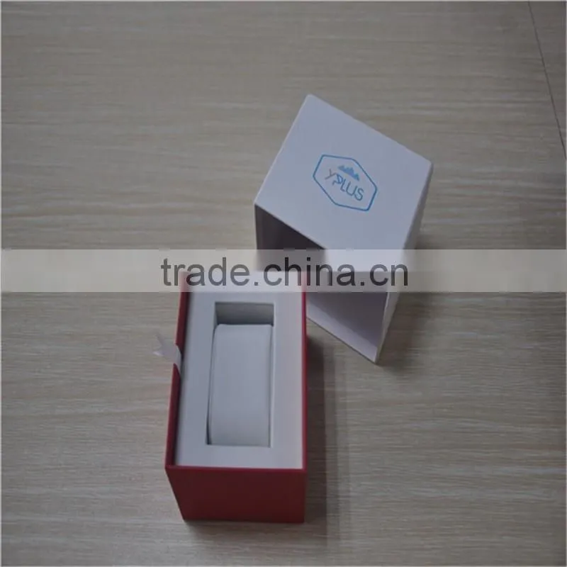 Red paper watch gift box with pillow for sale