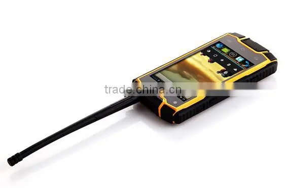 DG1 Smartphone IP68 MTK6582 Quad Core 1GB 8GB 4.0 Inch PTT 3200mAh Battery Black&Yellow