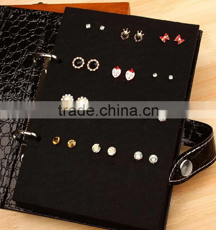 New arrival high quality creative fashion smart earring storage book