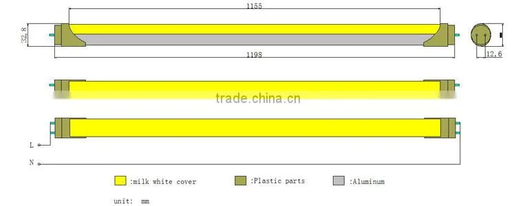 Professional Manufacture Read Tube8 Led Light Tube