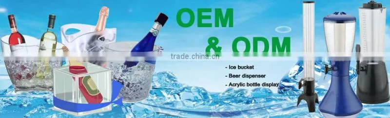 factory new designed custom plastic ice bucket