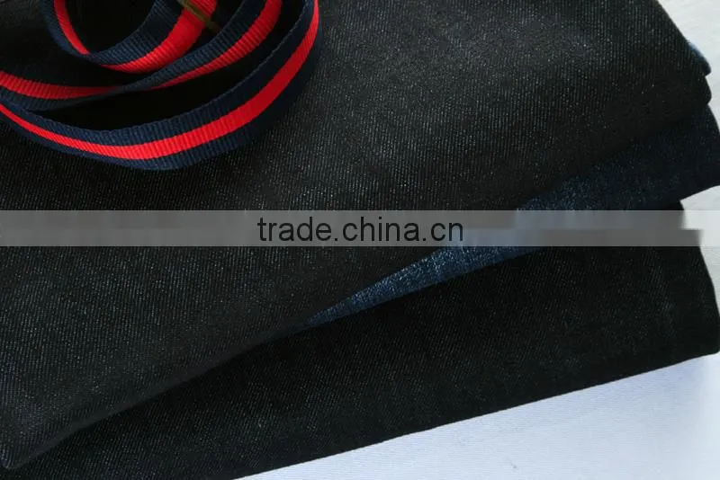 Cotton Polyester Slub Spandex Denim Jeans Fabric 2016 New Product