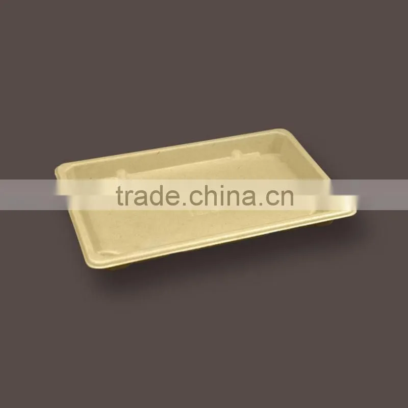 Disposable natural pulp moulded plates