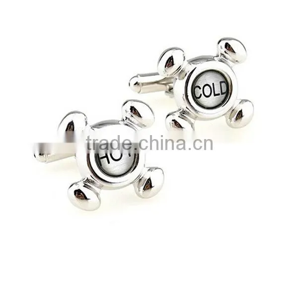 Manufacturer custom made clcok letter cufflinks for mens gift