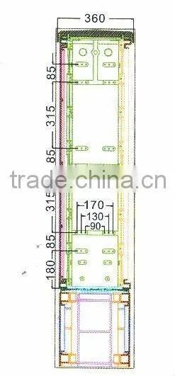 The 576 Core Single Sided(1550x1450x620) SMC Cable Transfer Box