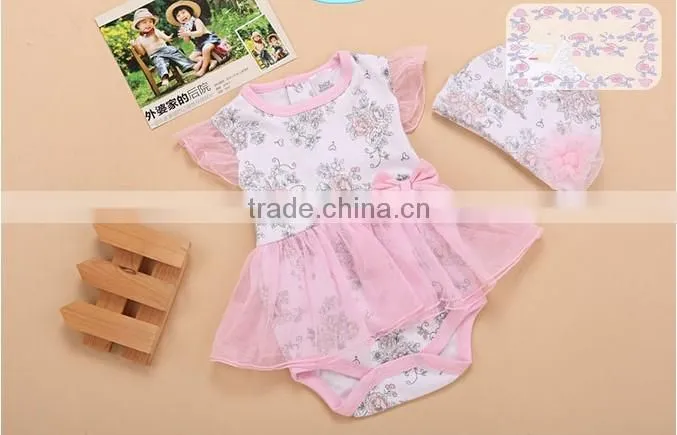 Summer baby girl 100% comfortable cotton cute dress