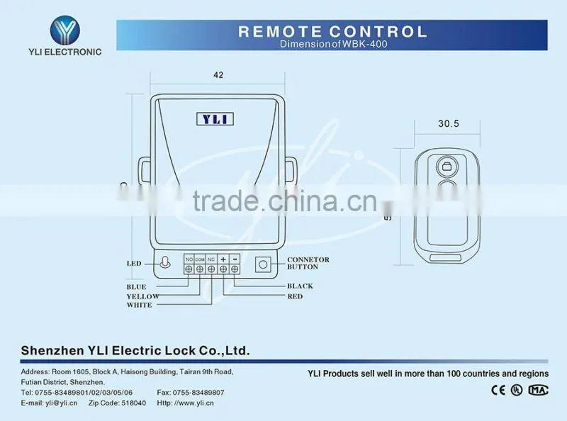 Best Selling Remote Control Special for Access control and parking
