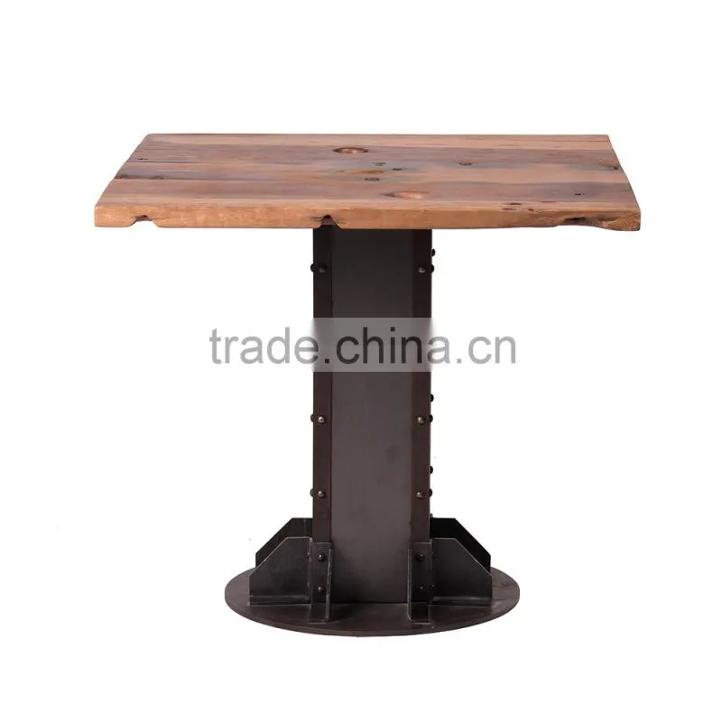 Guangzhou Industrial modern coffee table with iron base