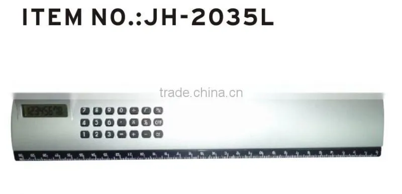 Stationery 15cm 8 digit Ruler Calculator For School Promotion