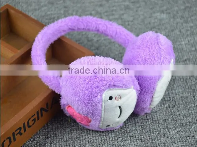 Smile Face Applique Children Earmuffs For Sale