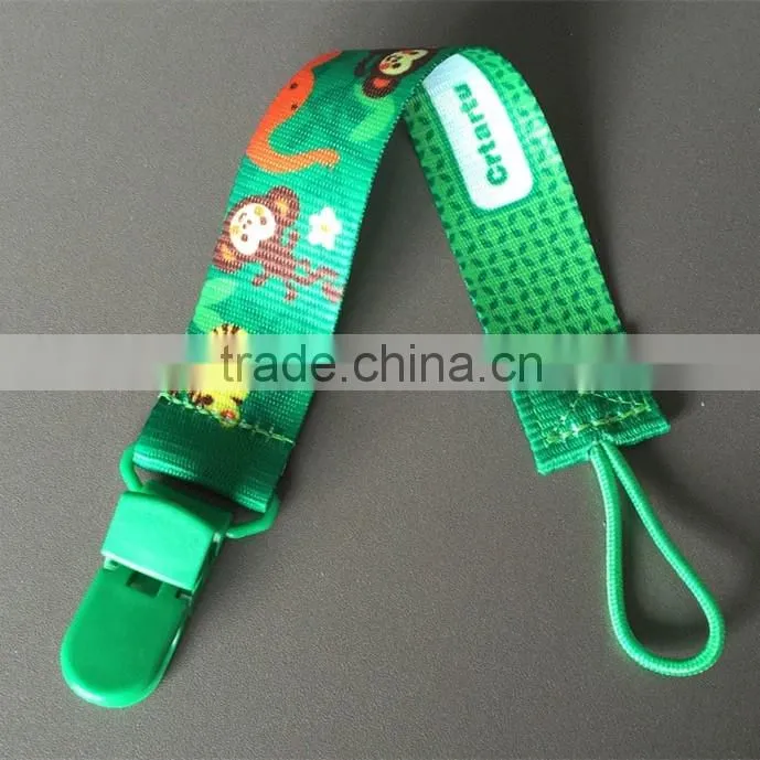 Cute baby pacifier clip plastic pacifier clip baby games baby food pictures pacifier clip