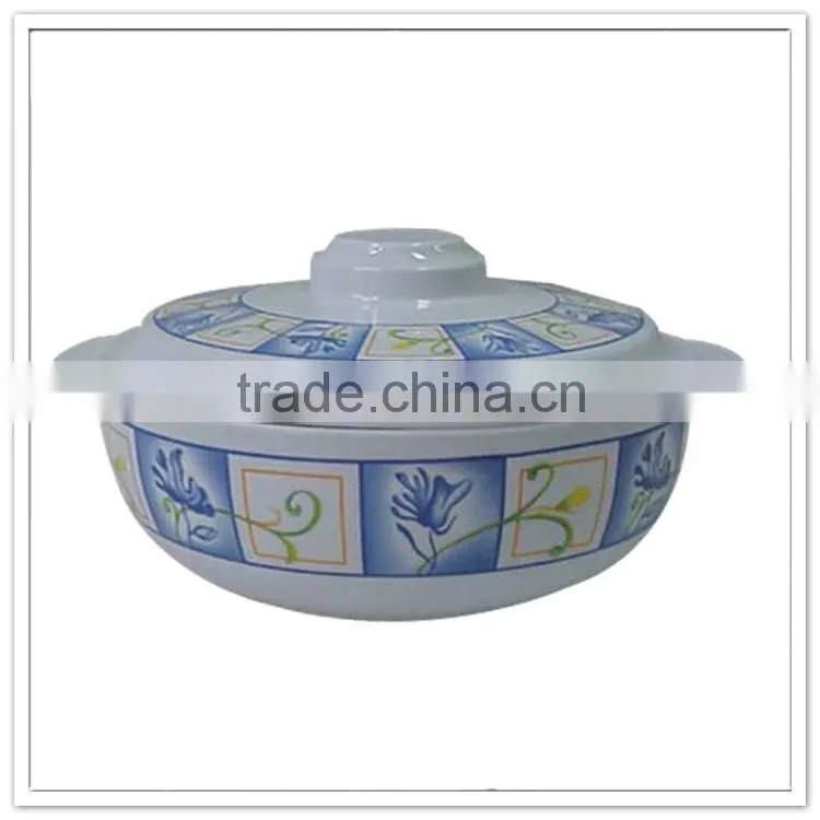 Kitcheware ceramic like soup bowl with lid