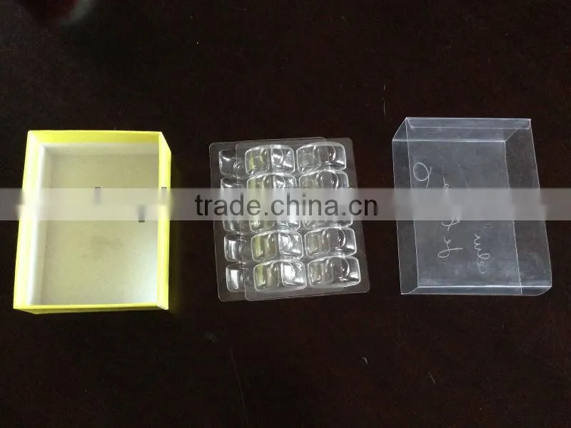 PET clear plastic macaron container