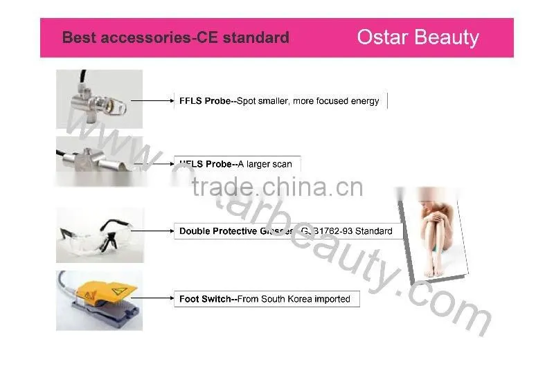Universal laser CO2 fracational laser beauty machine