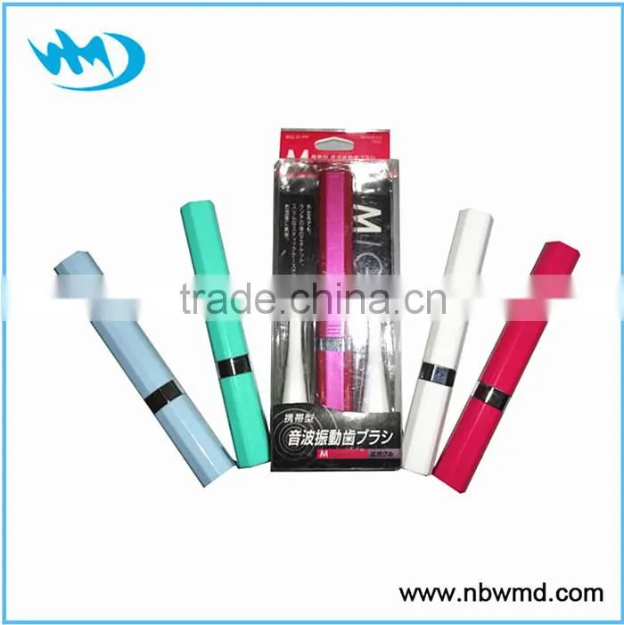 Mini electric travel toothbrush case with 1-AAA battery
