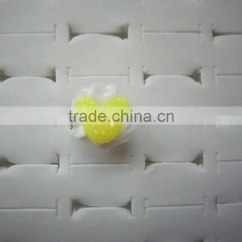 2014 Latest New Design decoration artificial crafts rose shaped Finger Ring for kids