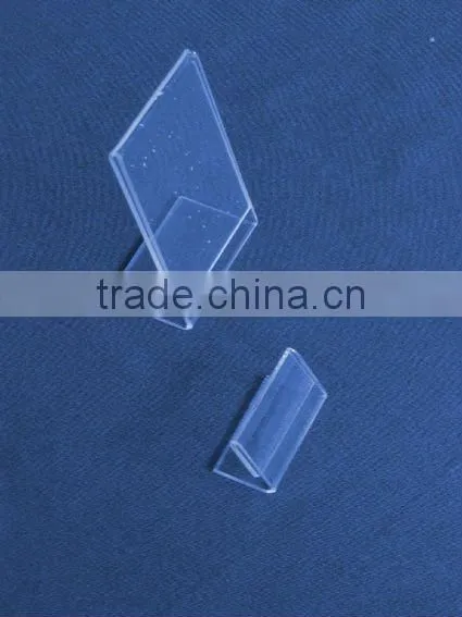 clear plastic price label holder