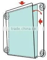Single A4 Portrait Acrylic Window Dispay Pocket