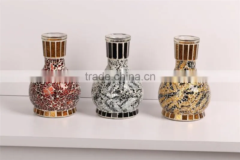 Leopard design glass shisha hookah mosaic