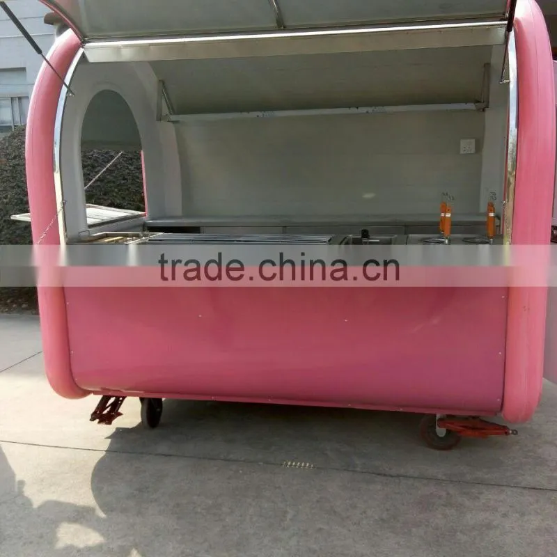Hot sale! Food van for sale, pizza&hotdog vending truck for sale, mobile food cart China supply