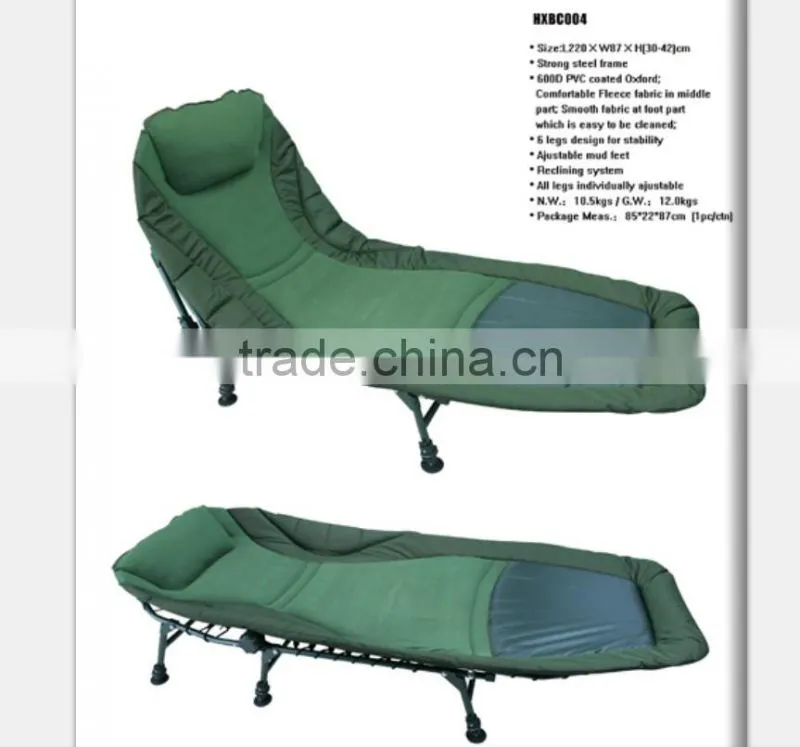 Quality waterproof breathable carp fishing bed chair
