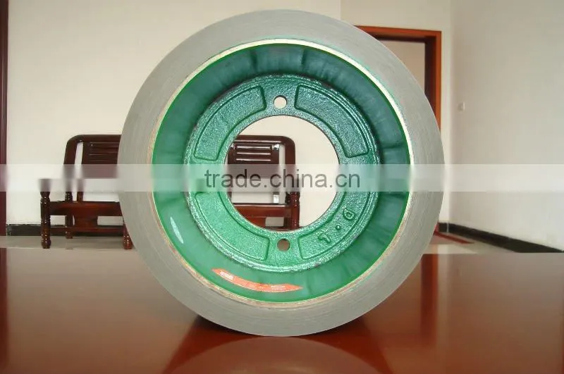 White 4 Inch Aluminium Drum Rice Mill Rubber Roller