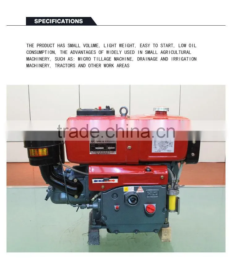 Water-cooled Diesel Engine CGZ12 CHANGGONG 3 cylinder diesel engine