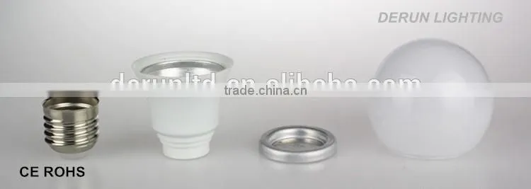 G60 720lm 9w equal to 70w E27 pear shaped SMD 2835 bulb lamp with ERP standard