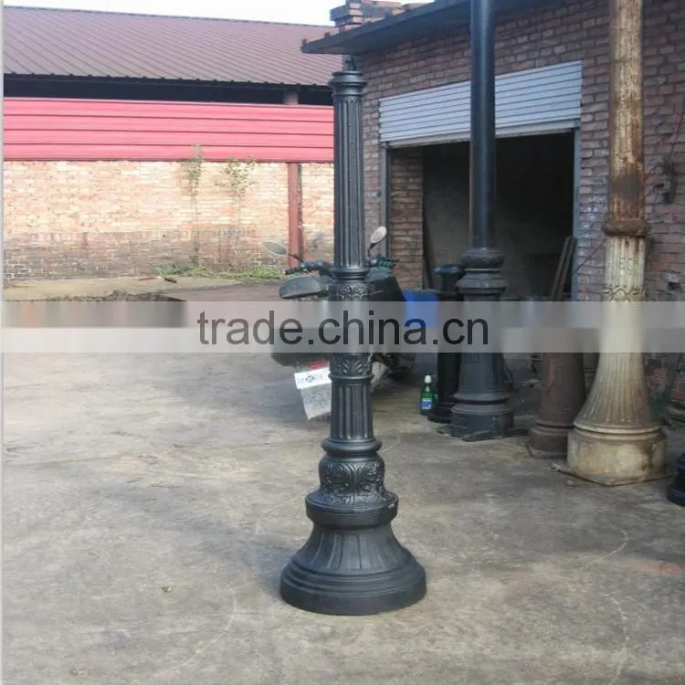Cast aluminum light pole,Cast iron lamp post