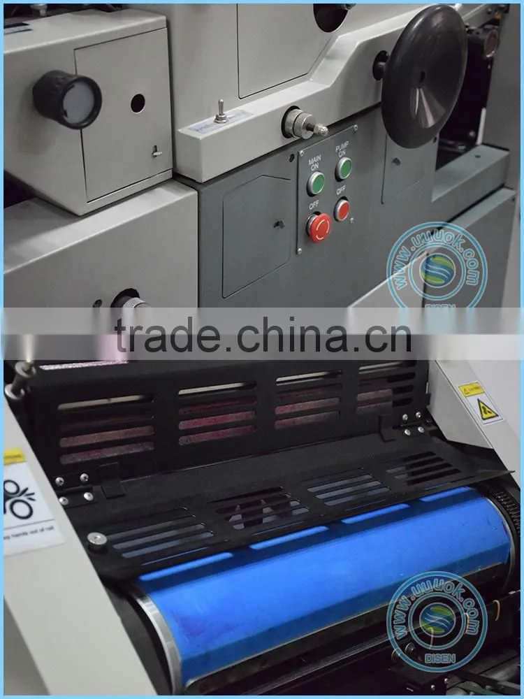 High precision double coding single color offset printing machine price