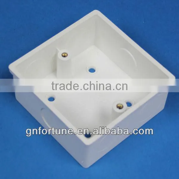 CE Certificates Fireproof Three Gangs Electrical PVC Boxes