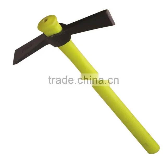 pp coated 65% pickaxe with fiberglass handle