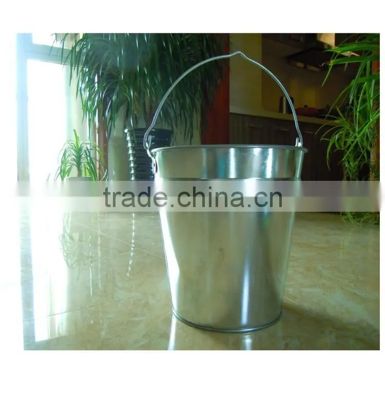 Pail in buckets,zinc bucket,iron bucket for home and garden use