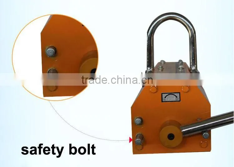 1 ton magnet crane lifter magnetic permanent plate lifter