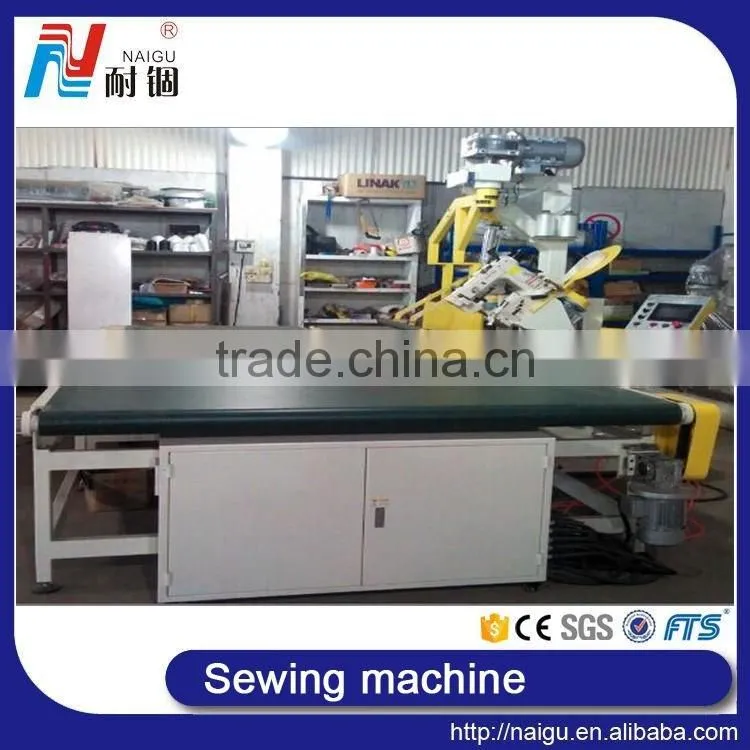 China NaiGu factory manufacture automatic chain stitch mattress tape edge sewing machine