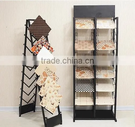 Hot Sale! Customized Floor Metal Tile Showroom Display Stand