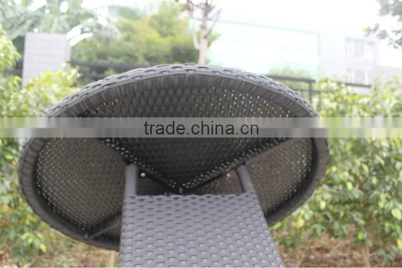 8014+CF687 Outdoor PE synthetic rattan furniture 4 seated garden sets
