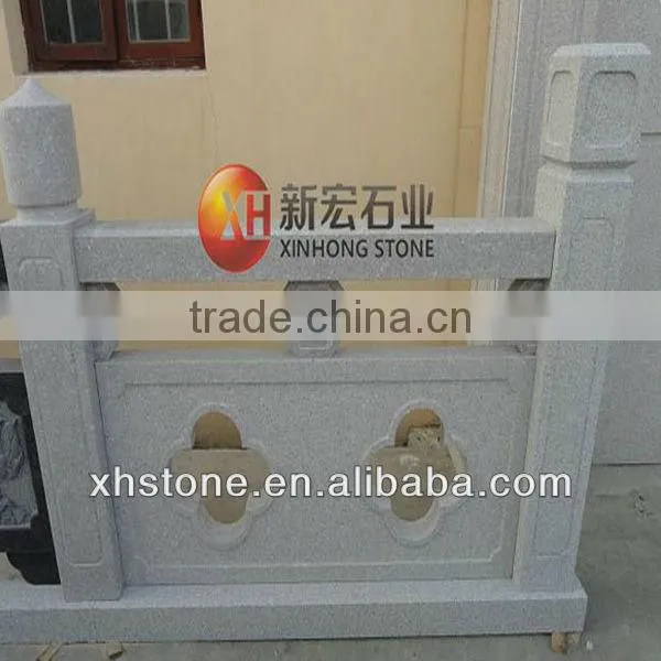 Stone Handrails for outdoor steps