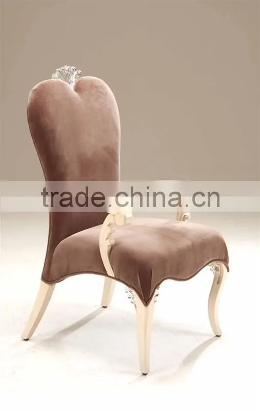 Luxury Spanish style dining room wooden dining armchair