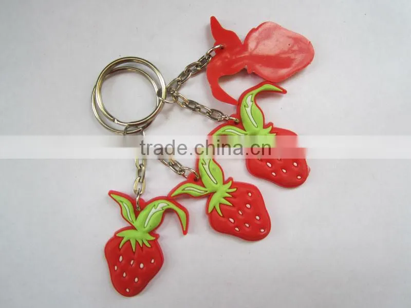 PVC keychain 3D logo
