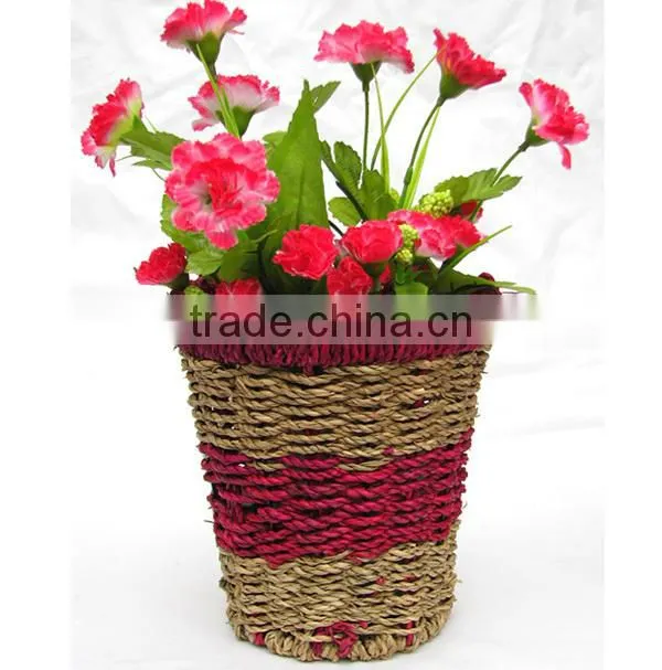 Hotsale Decorations Wicker Flower Basket From Manufacturer
