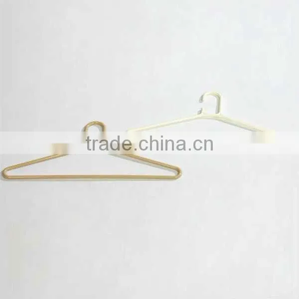 Promotional plastic clothes pole hanger