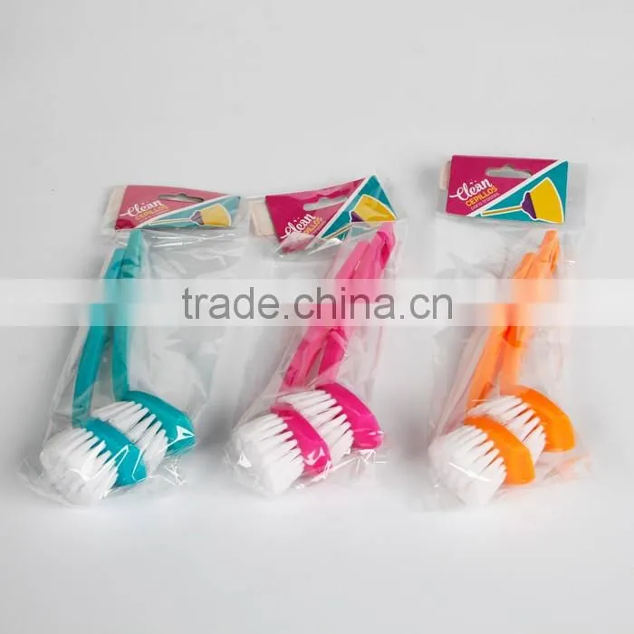 Round Head Kitchen Plastic Pot Cleaning Brush